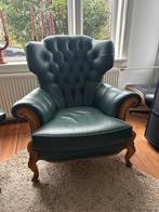 Klassieke brocante fauteuil, Huis en Inrichting, Fauteuils, Ophalen, Zo goed als nieuw, Hout, 75 tot 100 cm