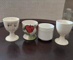 4 eierdopjes: Wedgwood, Apple Tree, Pagnossin, Overige typen, Ophalen of Verzenden, Zo goed als nieuw, Wedgwood
