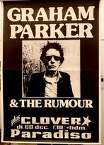 Graham Parker & The Rumour. Paradiso.1977, Ophalen of Verzenden, Zo goed als nieuw, Poster, Artwork of Schilderij
