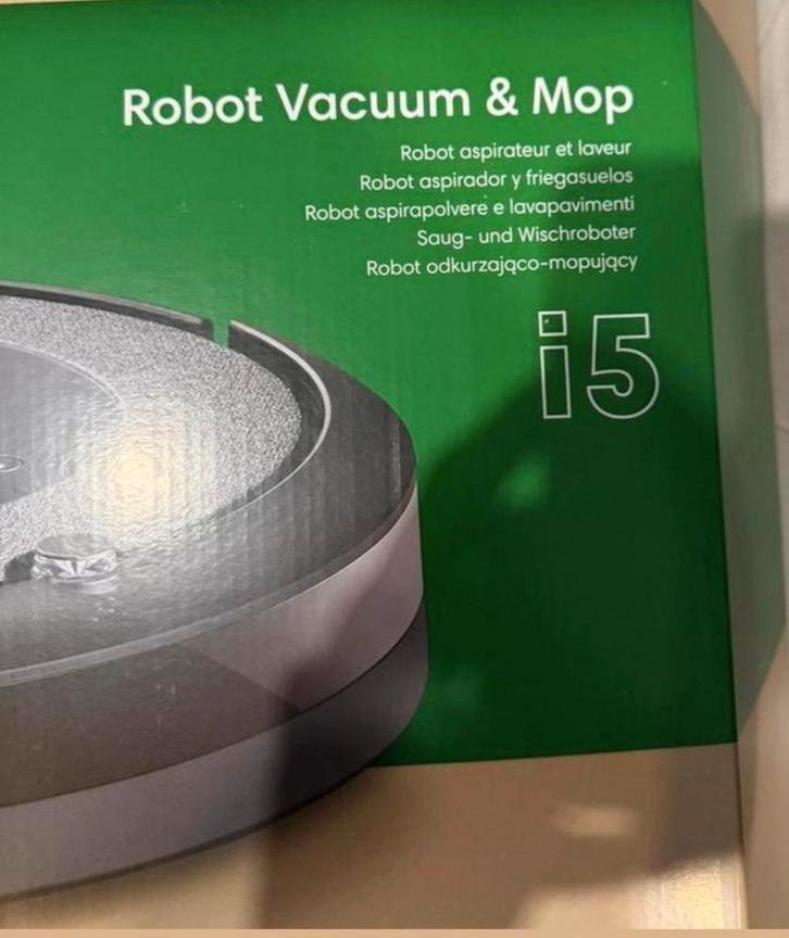 iRobot Roomba i5 Robotstofzuiger, Witgoed en Apparatuur, Stofzuigers, Zo goed als nieuw, Robotstofzuiger, Minder dan 1200 watt