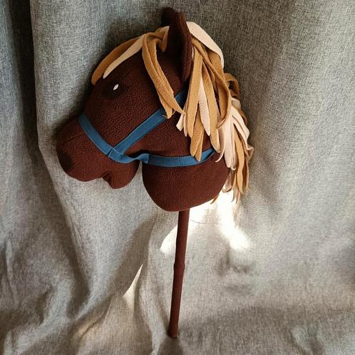 Stokpaardje stokpaard bruin, Kinderen en Baby's, Speelgoed | Hobbelfiguren, Ophalen of Verzenden