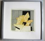 Cube, lijnen en vlakken, zeefdruk van Robert Volmer, Antiek en Kunst, Ophalen of Verzenden