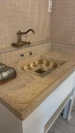 anieke oude stenen wasbak, Ophalen, Gebruikt, Overige kleuren, Overige typen