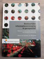 Bestuurlijke Informatieverzorging In Perspectief | Van Leeuw, Boeken, Studieboeken en Cursussen, Ophalen of Verzenden, Alpha, Zo goed als nieuw