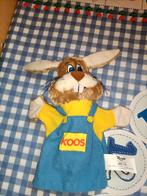Koos Konijn handpop Roompot vakanties 22 cm, Ophalen of Verzenden, Konijn