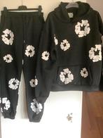 Denim Tears Black Denim set broek trui /hoodie pak , zgan ,S, Verzenden, Zwart, Zo goed als nieuw, Maat 36 (S)