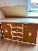 Vintage commode dressoir rotan, Huis en Inrichting, Kasten | Dressoirs, 25 tot 50 cm, 100 tot 150 cm, Gebruikt, Ophalen