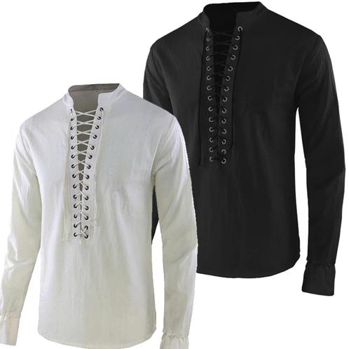 Middeleeuwse heren trui shirt vest piraat viking kostuum, Kleding | Heren, Carnavalskleding en Feestkleding, Nieuw, Kleding, Historisch