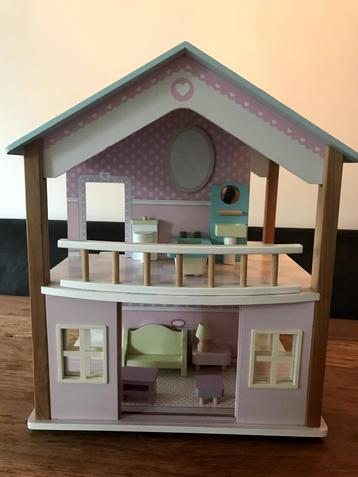 IVY poppenhuis en uitgebreide Le Toy Van poppen + dieren beschikbaar voor biedingen