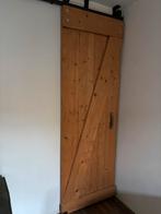 Loft barndoor schuifdeur bieden loftdeur, Doe-het-zelf en Verbouw, Deuren en Horren, 80 tot 100 cm, Binnendeur, Ophalen of Verzenden