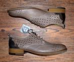 YELLOW CAB - leren Fresh veterschoenen taupe - maat 45, Kleding | Heren, Schoenen, Bruin, Nieuw, Ophalen of Verzenden, Yellow Cab