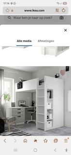 Smastad hoogslaper wit met roze! Gebruikt, Huis en Inrichting, Gebruikt, Eenpersoons, Ophalen of Verzenden, 90 cm