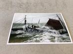 Scheveningen. Redding van 9 opvarenden van de Logger Maarten, Ophalen of Verzenden, Voor 1920, Zuid-Holland