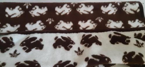 Prachtig Vintage Bruin/ wit AaBe Dekentje voor Ledikant, Kinderen en Baby's, Dekens, Slaapzakjes en Inbakerproducten, Gebruikt