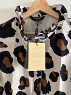 Lady Day NIEUW top / shirt / blouse Leopard ruche maat L, Lady Day, Bruin, Verzenden, Maat 42/44 (L)