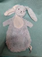 Blokker knuffel doekje blauwe konijn nr 8, Ophalen of Verzenden, Nieuw, Konijn