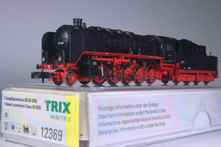 Stoomlocomotief BR 50, DCC + geluid, klokankermotor, DRG, Hobby en Vrije tijd, Modeltreinen | N-Spoor, Nieuw, Locomotief, Gelijkstroom