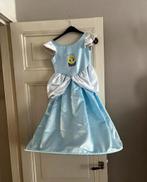 Assepoester prinsessen jurk, staf 8 jaar Disney land Parijs, Ophalen of Verzenden, Assepoester of Belle, Gebruikt, Kleding of Textiel