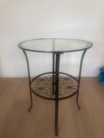 IKEA Salon Tafel met Glas, Minder dan 55 cm, Gebruikt, Rond, Glas