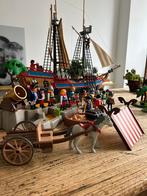 Heel veel Playmobil o.a Piratenschip zie fotos, Ophalen of Verzenden, Gebruikt