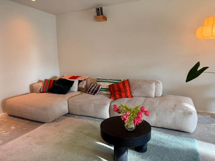 Hay Mags Soft met Bolgheri stof, Huis en Inrichting, Banken | Sofa's en Chaises Longues, Gebruikt, Vierpersoons of meer, 300 cm of meer