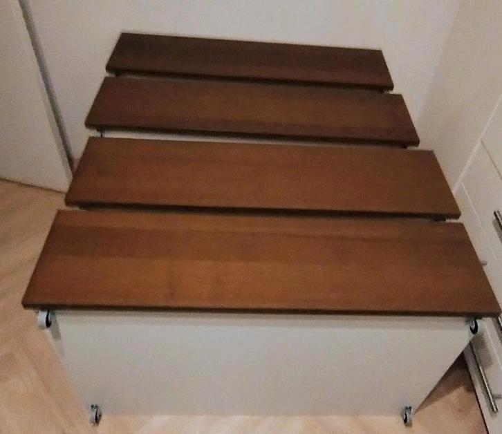 Malm Bedlade Ikea - Donkerbruin Mahonie, Huis en Inrichting, Kasten | Kledingkasten, Minder dan 100 cm, 50 tot 100 cm, 25 tot 50 cm
