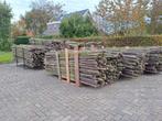 Boompalen afrastering creosoot de GOEDKOOPSTE!, Ophalen, Gebruikt, Palen, Hardhout
