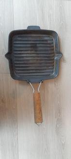 Fontignac grillpan, Gietijzer, Ophalen of Verzenden, Zo goed als nieuw, Keramische plaat