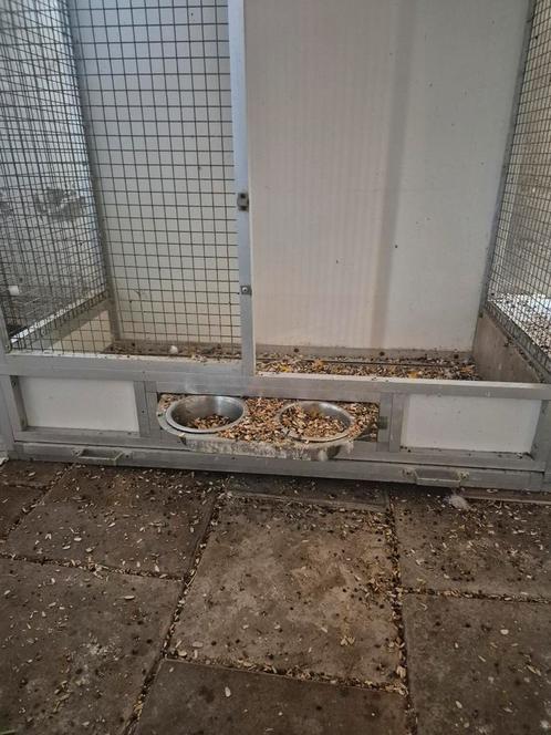 Te koop mooie aluminium kooi, Dieren en Toebehoren, Vogels | Hokken en Kooien, Zo goed als nieuw, Broedkooi of Kweekkooi, Aluminium