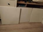 Besta kast deurtjes wit 3 stuks, Ophalen of Verzenden, Gebruikt, 25 tot 50 cm, 50 tot 100 cm