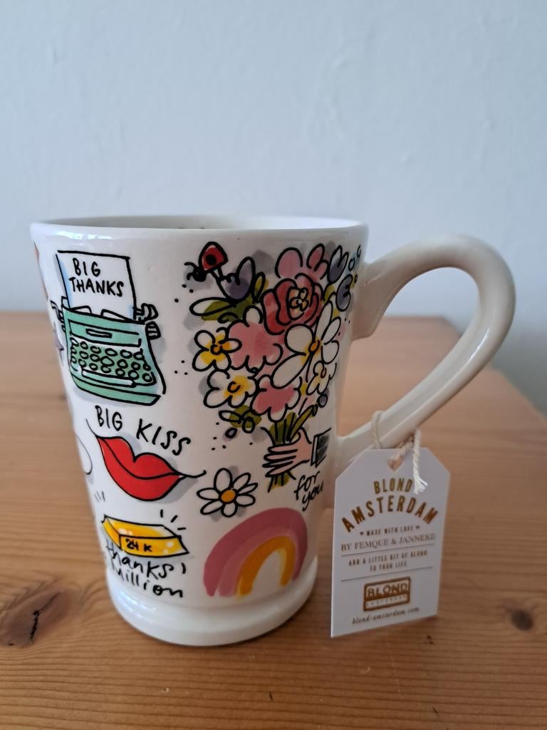 Blond Amsterdam Thank You XL Beker - Nieuw!, Ophalen, Nieuw