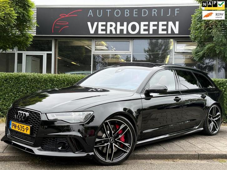 Audi A6 Avant 4.0 TFSI RS 6 QUATTRO PERFORMANCE PRO LINE PLU, Auto's, Audi, Bedrijf, Te koop, RS6, 360° camera, 4x4, ABS, Achteruitrijcamera
