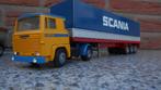 Scania 141 zeiloplegger Tekno 1/50, Hobby en Vrije tijd, Modelauto's | 1:50, Ophalen of Verzenden, Zo goed als nieuw, Bus of Vrachtwagen