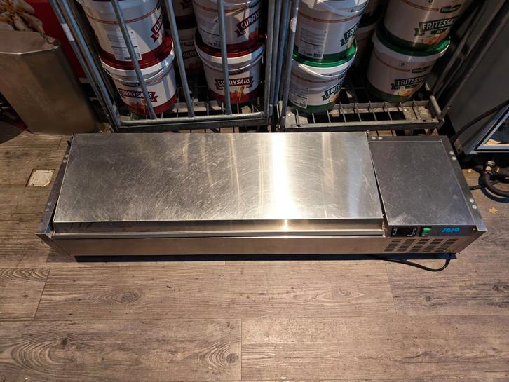 Saro Saladiere Opzetkoelvitrine 140cm, Witgoed en Apparatuur, Vriezers en Diepvrieskisten, Gebruikt, Ophalen of Verzenden