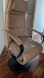 Prominent c100 relax/sta op stoel, Huis en Inrichting, Fauteuils, Ophalen, Zo goed als nieuw, Leer, 50 tot 75 cm