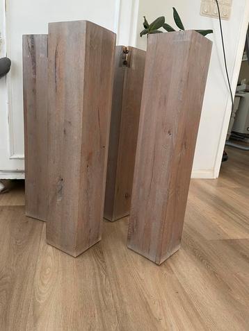 Eiken Tafelpoten - Stoer & Mooi! beschikbaar voor biedingen