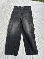 Super gave Pull&Bear Spijkerbroek Brede pijpen Maat 36, Zwart, Ophalen of Verzenden, Zo goed als nieuw, W28 - W29 (confectie 36)