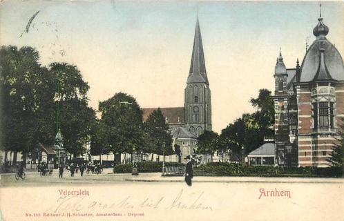 (388-556-021) Arnhem Velperplein, Verzamelen, Ansichtkaarten | Nederland, Gelderland, Verzenden