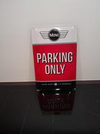 Metalen " Mini bord " MINI PARKING ONLY, Ophalen of Verzenden, Zo goed als nieuw