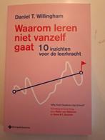 Waarom leren niet vanzelf gaat - Willingham, Ophalen of Verzenden, Zo goed als nieuw, HBO, Daniel T. Willingham