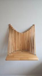 Opvouwbaar wandbureau hout, Huis en Inrichting, Bureaus, Ophalen, Zo goed als nieuw, Bureau