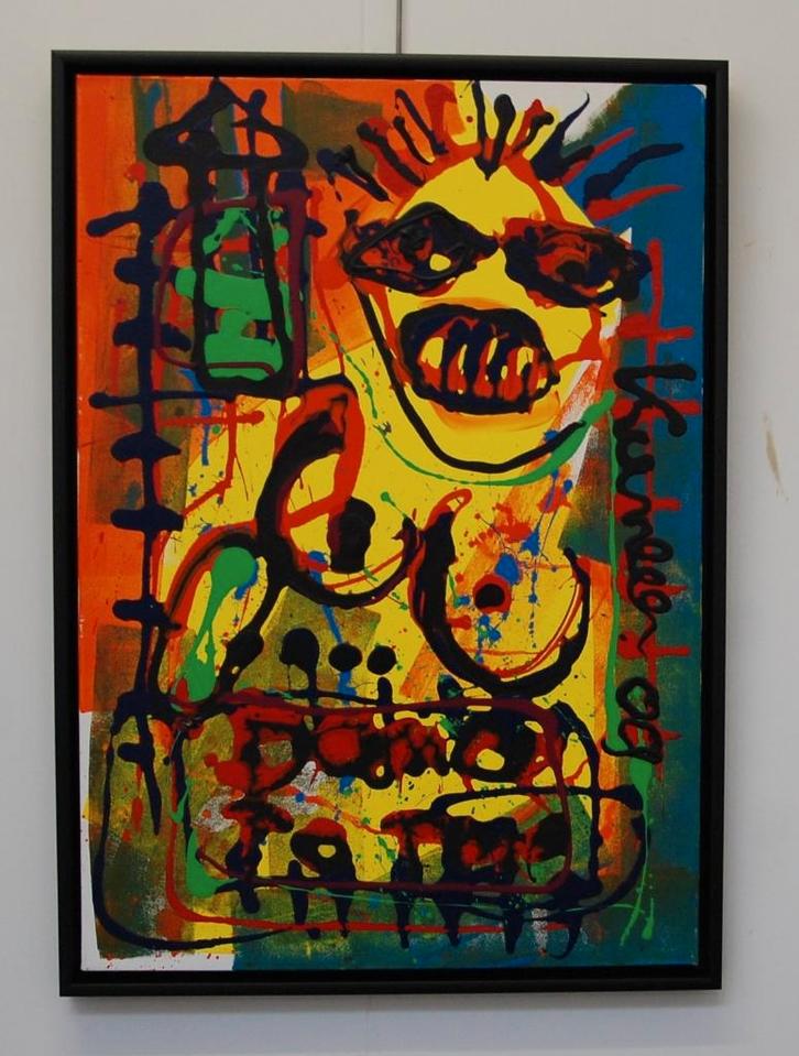 Jacob Kanbier origineel 09, Antiek en Kunst, Kunst | Niet-Westerse kunst, Ophalen of Verzenden