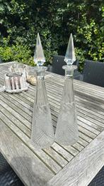 Karaf , paar. 42 cm hoog, Venetiaans, Antiek en Kunst, Antiek | Glas en Kristal, Ophalen of Verzenden