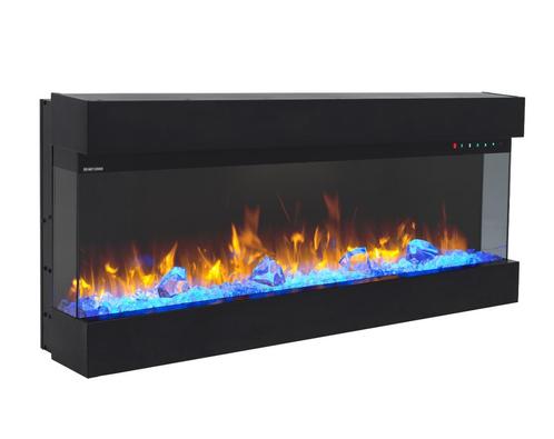 Elektrische haard 93 cm - 3 zijdig, Huis en Inrichting, Haarden, Zo goed als nieuw, Elektrische haard, Ophalen