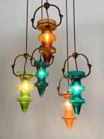 Vintage Nanny Still Cascade stalactiet hanglamp brutalist, Gebruikt, Ophalen of Verzenden, Glas, Nvt