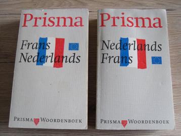 2 Prisma woordenboeken Frans/Nederlands beschikbaar voor biedingen