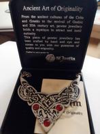 St Justin Empress Ketting - Keltisch Design, Overige materialen, Ophalen of Verzenden, Zo goed als nieuw, Met edelsteen