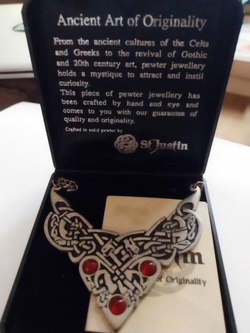 St Justin Empress Ketting - Keltisch Design beschikbaar voor biedingen
