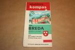 Oude stadsplattegrond Breda - Smulders Kompas ca 1960 !!, Boeken, Atlassen en Landkaarten, Gelezen, Ophalen of Verzenden