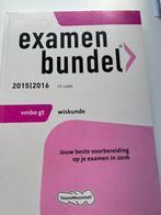 Examenbundel Wiskunde VMBO GT 2015/2016, Ophalen of Verzenden, Zo goed als nieuw, VMBO, Wiskunde A